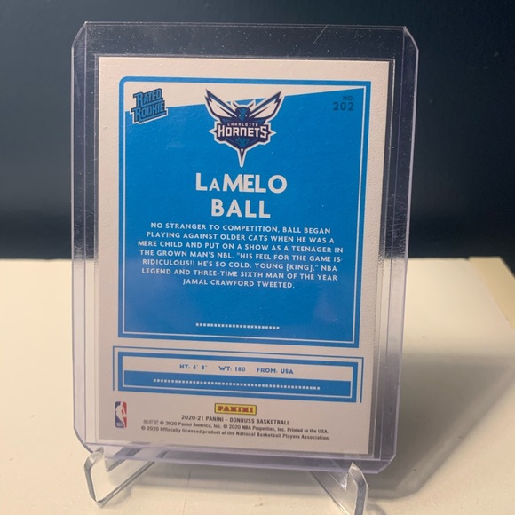 LAMELO BALL DONRUSS RATED ROOKIE 🔥🔥🔥 - Picture 2 of 2